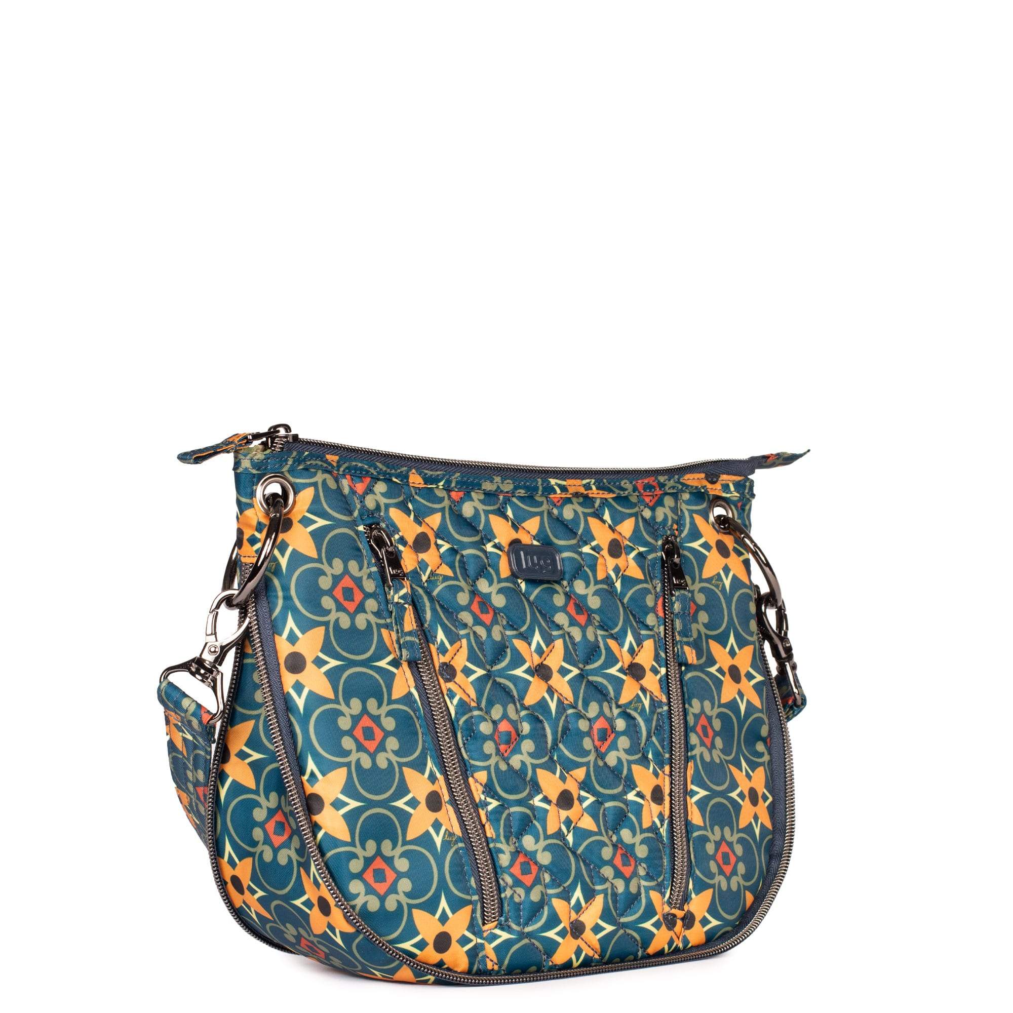 Swivel Convertible Crossbody - TILES TEAL - Swivel_TilesTeal_02